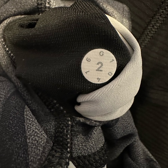 Lululemon Wunder Under Pant (Hi-Rise) Midnight Tulle Multi Black Sz 2‎ - Picture 11 of 11